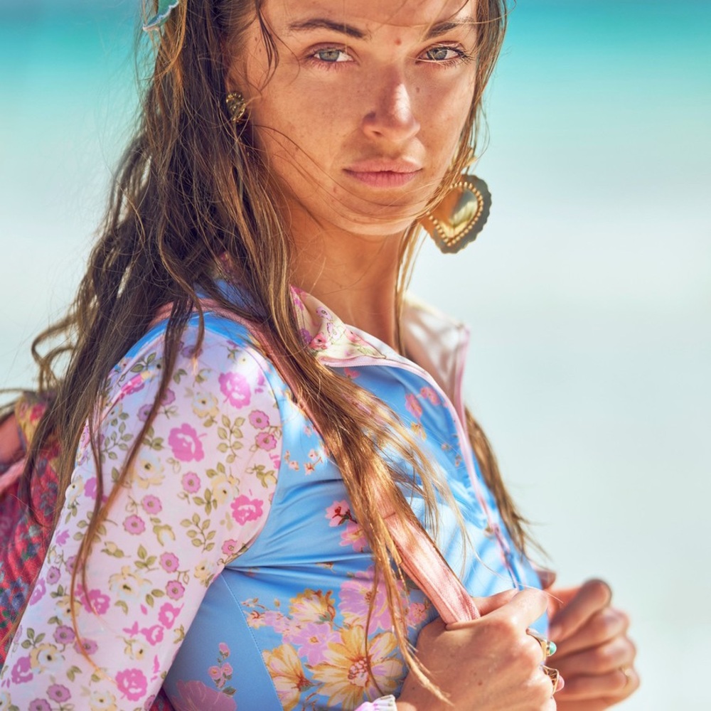 LOVESHACKFANCY SEDONA RASHGUARD